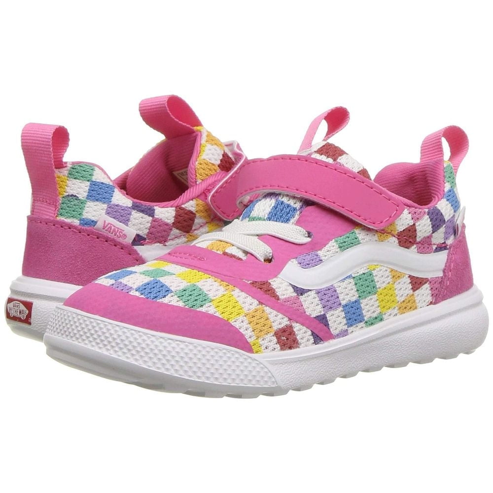 pink checkered vans toddler