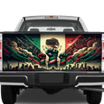 thumbnail image 2 of Lotusprinthandmade US Mexico Friendship Eagle Proud Mexican American Strong Patriotic Flag Truck Tailgate Wrap 2 Sizes, mexican american sticker tailgate sticker, 2 of 4