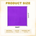 thumbnail image 2 of 5x5 Inch Foil Candy Wrappers, Square Fine Grid Aluminium Foil Candy Wrapping Paper Purple, 100 Pcs, 2 of 7