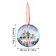 thumbnail image 3 of Puntoco Regalo de Navidad para ella Regalo para Navidad Colgante Decoración de árbol de Navidad 3 piezas Puntoco Puntoco-1914, 3 of 8