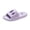 Purple, variant on Women’s EVA Thick Sole Shower Slides, Non‑Slip Quick‑Dry House Slippers, Drainage Hole Open‑Toe Indoor Slippers for Bathroom Household Wear Pink