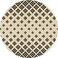 thumbnail image 1 of Ahgly Company Machine Washable Indoor Square Transitional Coffee Brown Area Rugs, 3' Square, 1 of 7