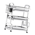 thumbnail image 1 of Lipstore Dish Drying Rack Household with Drain Board for Home Restaurant Organization 43cmx23.5cmx59.8cm, 1 of 8
