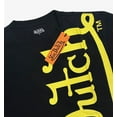 thumbnail image 2 of Von Dutch Men's T-Shirt Vertical Logo Oversized Relaxed Fit Heavyweight Tee (Small, Black), 2 of 3