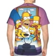 thumbnail image 7 of Simpsons Men's Short-Sleeve T-Shirt Summer Casual Tee Top Breathable Crewneck T-Shirt Large, 7 of 7