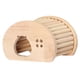 thumbnail image 1 of Casa de madera para hámster, escondite, jaula de bricolaje, casa para jerbos, juguete para correr para animales pequeños forma de huevo, 1 of 9