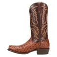 thumbnail image 3 of Dan Post Boots Mens Marco Full Quill Ostrich Square Toe Pull On Cowboy  Mid, 3 of 5