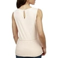 thumbnail image 2 of Lucky Brand Womens Embroidered Pintuck Casual Top, 2 of 2