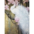 thumbnail image 2 of Botke, Jessie 25x32 Gold Ornate Wood Framed with Double Matting Museum Art Print Titled - Peacock with Magnolia, 2 of 4