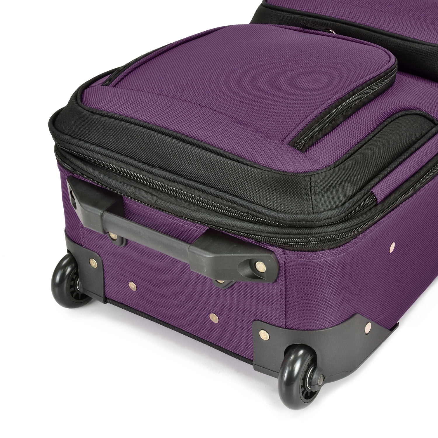 Purple samsonite carry on sale