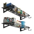 thumbnail image 1 of BeesClover Wall Mounted Storage Shelf,400 Lbs Load Capacity Garage Storage Rack Floating Shelves, 2 Pack, Suitable for Shop, Shed, 1 of 7