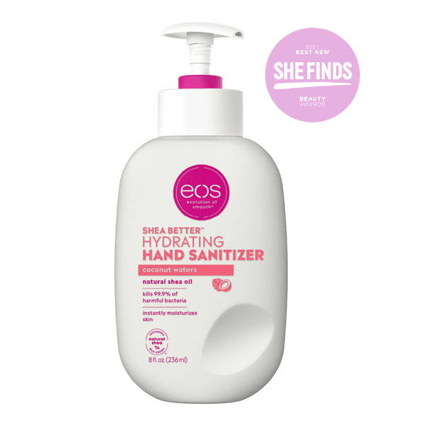 eos Shea Better Hydrating Hand Sanitizer Coconut Waters 8 fl oz