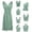 Green, variant on Women's Convertible Tie Strap Dress – Multi Way Short Sleeveless Dress with Pockets – Versatile Day to Night Outfit – Size S-XL