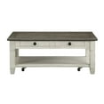 thumbnail image 2 of OakvillePark Bedos Coffee Table, Rosy Brown/Antique White, 2 of 5