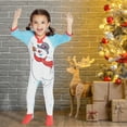 thumbnail image 4 of Frosty The Snowman Infant Kids Christmas Fleece 1PC Footed Sleeper Holiday Pajama Sleepwear Loungewear for Boys Girls, 4 of 5
