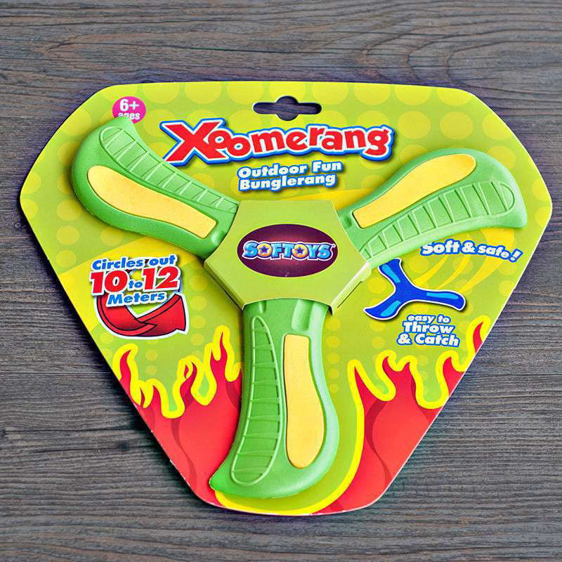 Blue ConducTV Brands Rackrang Soft Foam Boomerang