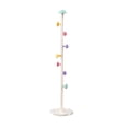 thumbnail image 4 of Metal Garment Hanger Stand, Round Hook Easy To Move Metal Coat Hall Tree Quartz Stone Chassis  For Living Room, 4 of 8