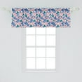 thumbnail image 2 of Ambesonne Abstract Window Valance, Soft Exotic Flower Leaves, 54" X 18", Pale Rose Multicolor, 2 of 3