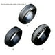 thumbnail image 5 of Qarigey Anillo de acero de metal Estilo vintage para hombres Pieza de declaración atemporal Anillos vintage Anillo para hombres Ropa, zapatos y accesorios Miscelánea Plata antigua once, 5 of 6