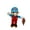 BLUE-RED, variant on Nintendo Official Ice & Fire Super Mario Full body Soft Plush, 8.5" Small