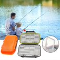 thumbnail image 2 of 12 Grids Compartments Fishing Lures Organizers Waterproof Box Fishing Tackle Hooks Organizers Holder Case Container Box Orange, 2 of 4