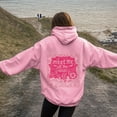 thumbnail image 7 of felwors Oversized Puff Graphic Hoodies for Teens & Young Adults - Trendy Cute Preppy Y2K Long Sleeve Sweatshirts with Pockets(Pink, XXXL), 7 of 7