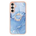 thumbnail image 6 of 360 Degree Rotating Ring Stand Case for Samsung Galaxy A14 5G,Dteck Shockproof Marble Patterned TPU Case Kickstand Slim Back Cover, Blue, 6 of 6