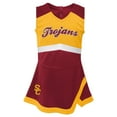 thumbnail image 2 of Girls Preschool Cardinal/Gold USC Trojans Two-Piece Cheer Captain Jumper Dress & Bloomers Set, 2 of 4