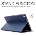 thumbnail image 3 of Dteck Case for Samsung Galaxy Tab A 10.1" SM-T510 (2019 Released), Luxury Leather Rhombus Patterned Wallet Card Holder Cover Folio Protective Kickstand Cover,Blue, 3 of 5