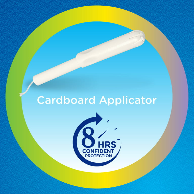 Cardboard Applicator Tampons 9 Regular, 9 Super / Volume Discount