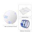 thumbnail image 4 of PYD Life 25 PCS Sublimation Ceramic Ornament Bulk 2.75 Inch Round Blank Ornament with Gold String for Crafting DIY Personalized Christmas Home Decor Bulk, 4 of 6