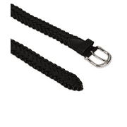 Leatherboss Braided Leather belt Big and Tall sizes Black Brown