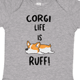 thumbnail image 4 of Inktastic Corgi Life is Rough Boys or Girls Baby Bodysuit, 4 of 5