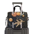 thumbnail image 2 of FORMRS 16" Laptop Bag Carrying Sleeve Case with Handle Travel Shoulder Briefcase, Retro Watercolor Planet, 2 of 8
