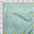 thumbnail image 3 of oneOone Cotton Jersey Baby Blue Fabric Kids Diy Clothing Quilting Fabric Print Fabric By Yard 58 Inch Wide, 3 of 4