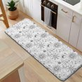 thumbnail image 5 of White Sun Moon Star Pattern Kitchen Rug Mat,Kitchen Runner Rugs Non Skid Washable,Decorative Kitchen Floor Mats for Kitchen,Sink,Laundry,17"x47.2", 5 of 7