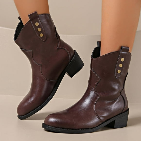 LSLJS Women High Heel Boot Ankle Boot Comfortable Pointed-Toe Casual Shoes, Women's Ankle Boots & Booties, Gift for Women
