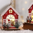 thumbnail image 3 of Decorar Casas de Madera en Navidad Árbol de Navidad Colgante Suministros de Decoración Navideña A, 3 of 6