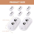 thumbnail image 2 of Shisuyan Swivel Caster Wheels Stainless Steel 8Pcs 2x1.1In, 2 of 8
