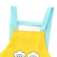 thumbnail image 3 of AUQ 2Pcs Kids Apron,Deep Front Pocket Toddler Apron,Easy Access Kids Aprons for Cooking,Combination Style2, 3 of 4