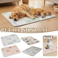 thumbnail image 2 of Summer Dog Cooling Mat Washable Ice Silk Cool Pad for Small Medium Large Dogs and Cats, Pet Sleeping Pad for Crate, Bed, Indoor & Outdoor Floor, Car Seats, 2 of 10