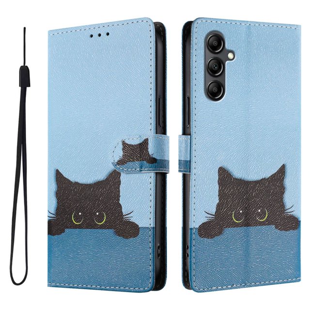 FOXDOCK Funda Tipo Cartera para Samsung Galaxy A15 con Soporte y Correa – Diseño de Patrones Lindos