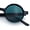 Green Lens, variant on SA106 Wizard Hippie Hustler Color Lens Round Circle Lens Sunglasses / Blue Lens