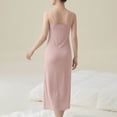 thumbnail image 5 of Admvng Maternity Dress Adjustable Spaghetti Strap Soft Knit Pregnancy Maxi Dress Nursing Nightgown Women's Home Sleepwear, 5 of 8