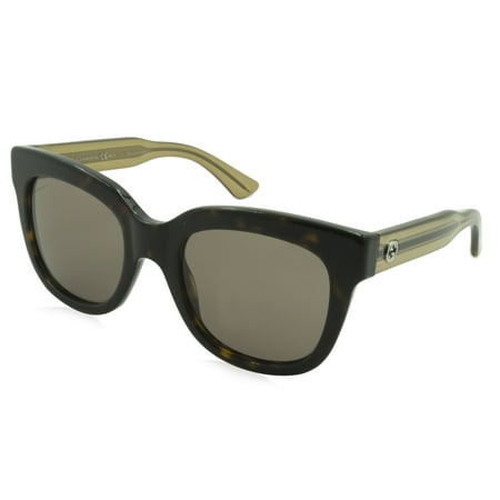 Gucci Vintage Tie - Gucci Sunglasses 3748 / Frame: Tortoise with Crystal Brown Temples Lens: Gray