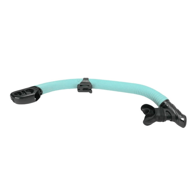 Tuba de Plongée, Respiration Facile Double Fonction Humide Entièrement Sec avec Valve de Morsure pour Apnée