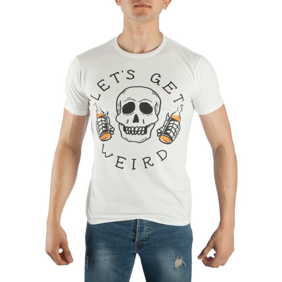 Men's Workaholics Quote Let's Get Weird Shirt-XX-Large