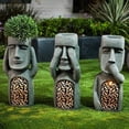thumbnail image 3 of Estatuas de Jardín Ver Hear Speak No Evil ANGGREK Escultura de Jardín de Resina Decoración al Aire libre, 3 of 8
