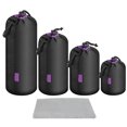 thumbnail image 1 of NUOLUX 4Ud Bolsa Para Almacenamiento De Cámara Morada Resistente A Golpes Y Polvo, 1 of 8