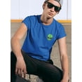 thumbnail image 2 of Green Alien Head Men T-Shirt T-Shirt Men -Image by Shutterstock, Male Small, 2 of 4
